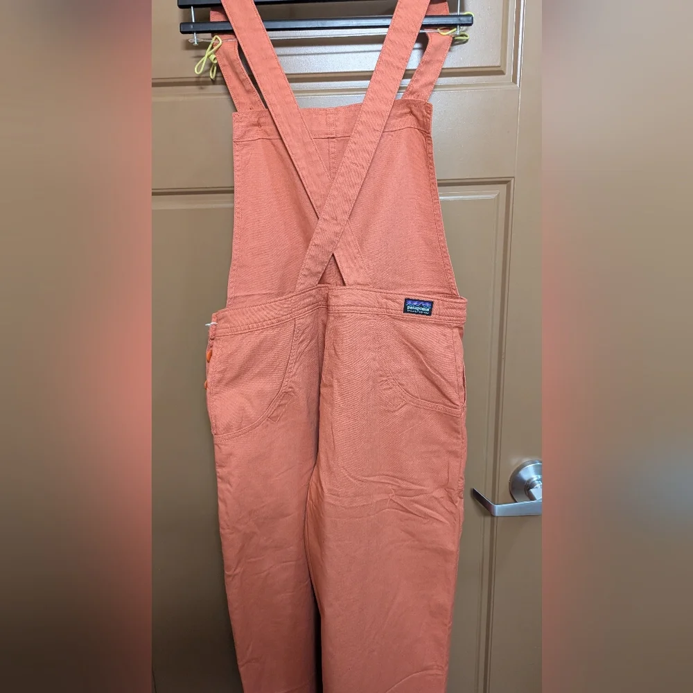 NWT Patagonia Overalls. Ankle Length Wide Leg Peach Color .Size 12. - Picture 5 of 16